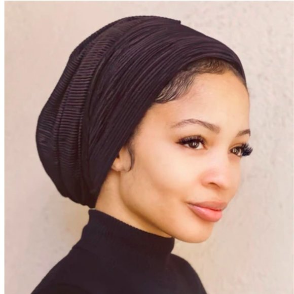 Beanie pleated - Black